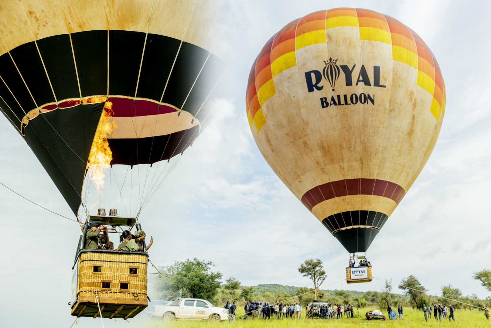 Hot Air Balloon Safaris in Akagera National Park